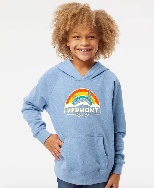 Vermont Makes Me Happy Youth Hoodie