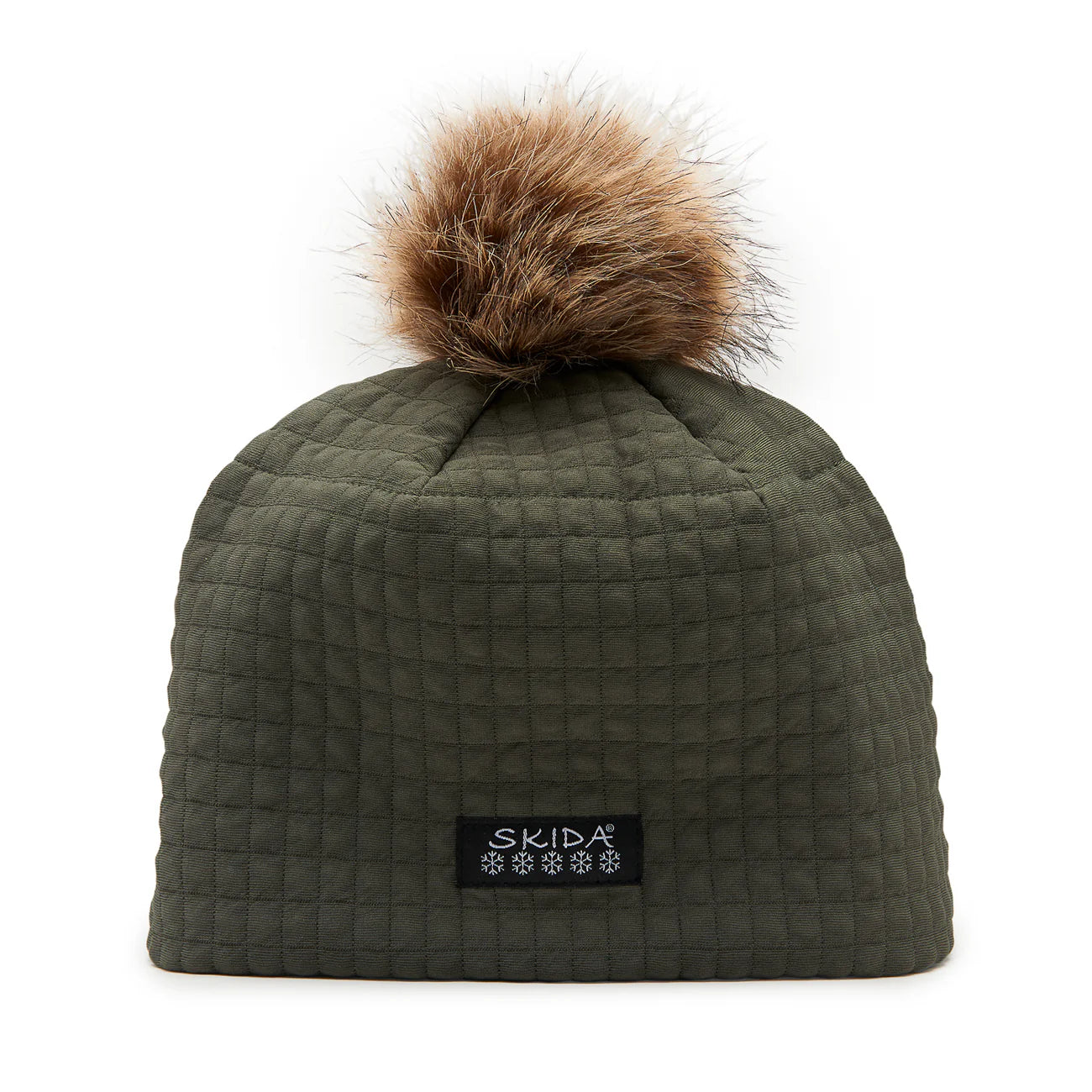 Chateau Fleece-Lined Pom Hat - Thyme