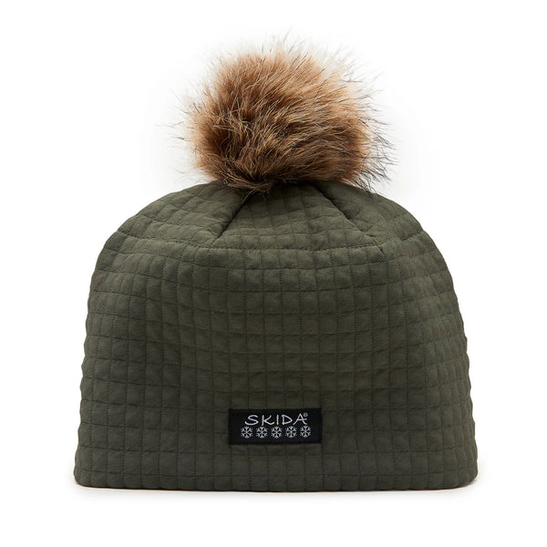 Chateau Fleece-Lined Pom Hat - Thyme