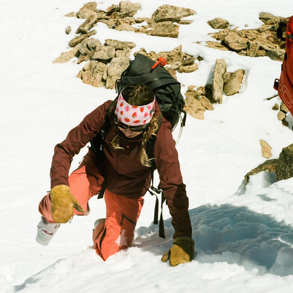 Alpine Fleece-Lined Headband - Strawberry Fields