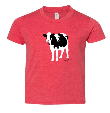 Rubin Cow Toddler T-Shirt (Heather Red)