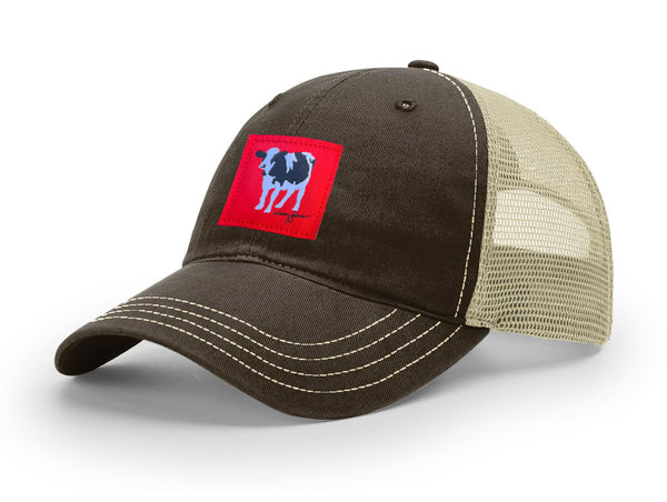 Rubin Cow Trucker Hat (Brown/Khaki)