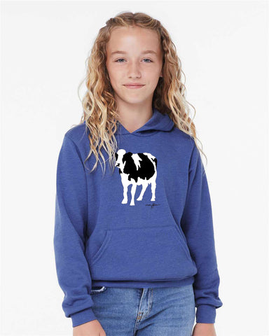 Rubin Cow Youth Sweatshirt (blue)