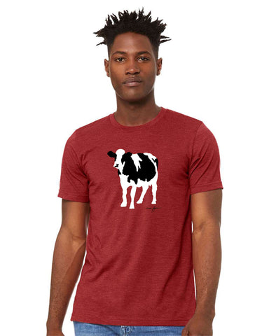 Rubin Cow T-Shirt (Heather Canvas Red)