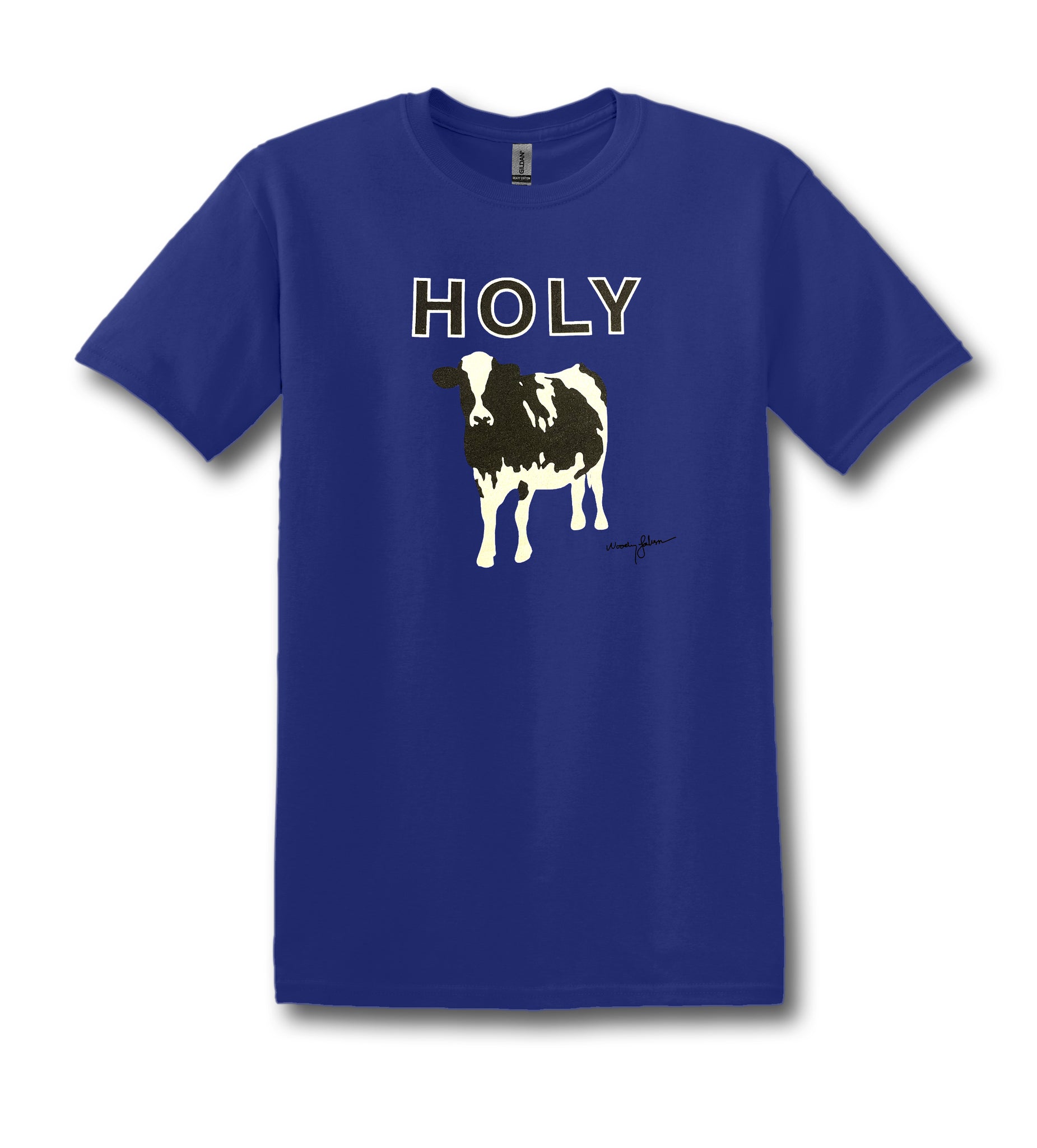 Holy Cow Shirt (cobalt)