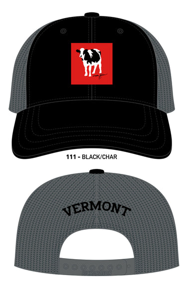 Rubin Cow Trucker Hat (Black/Charcoal)