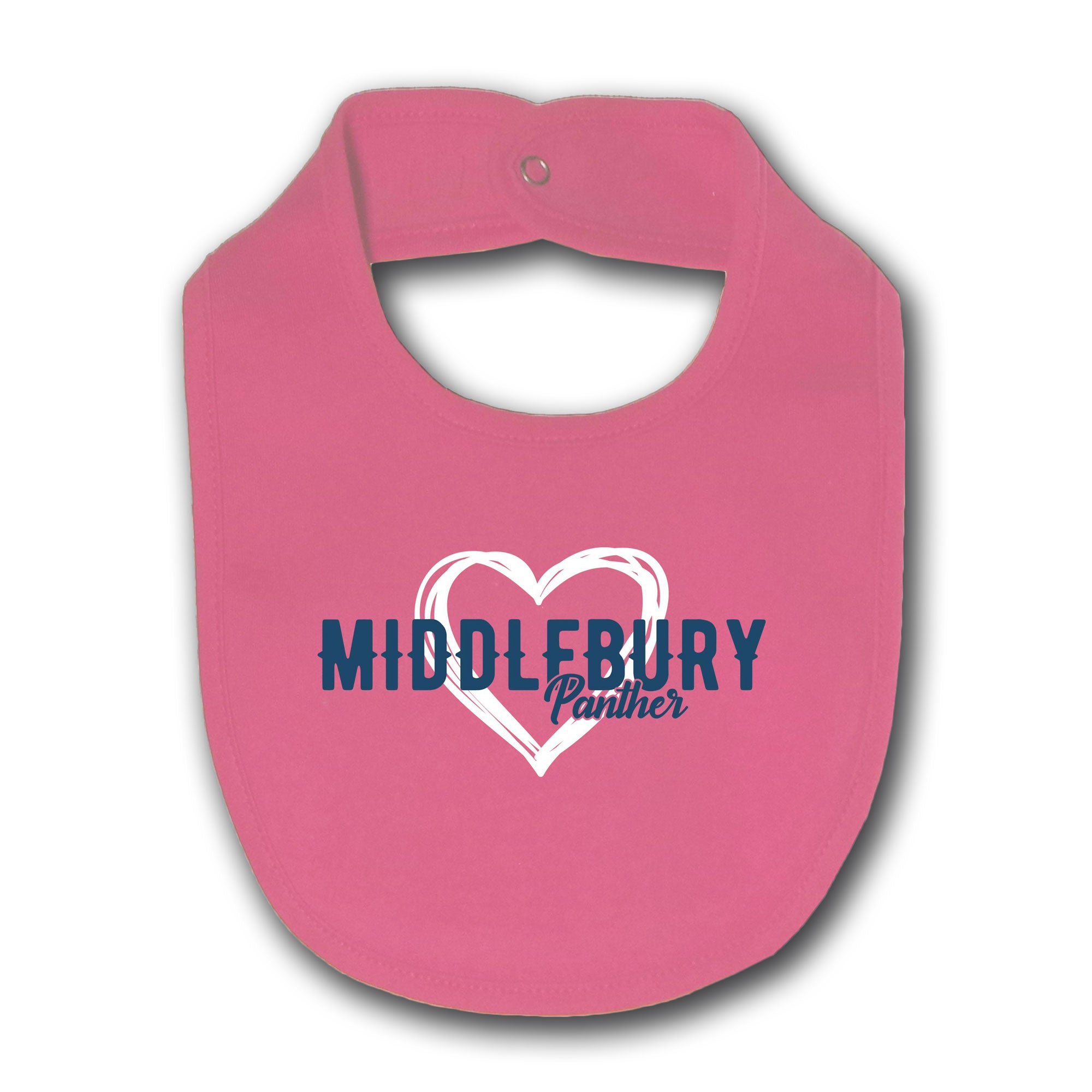 Middlebury Lil' Fan All Pro Baby Bib (Pink)