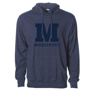 Middlebury Hooded T-Shirt (navy)