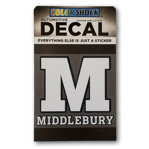 M MIDDLEBURY Decal