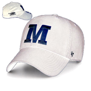Middlebury Panther "M" Clean Up Hat (white)