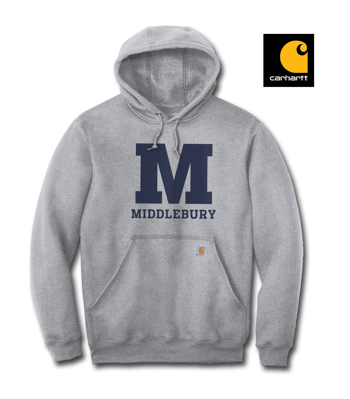 Middlebury Carhartt Hooded Sweatshirt (Grey)