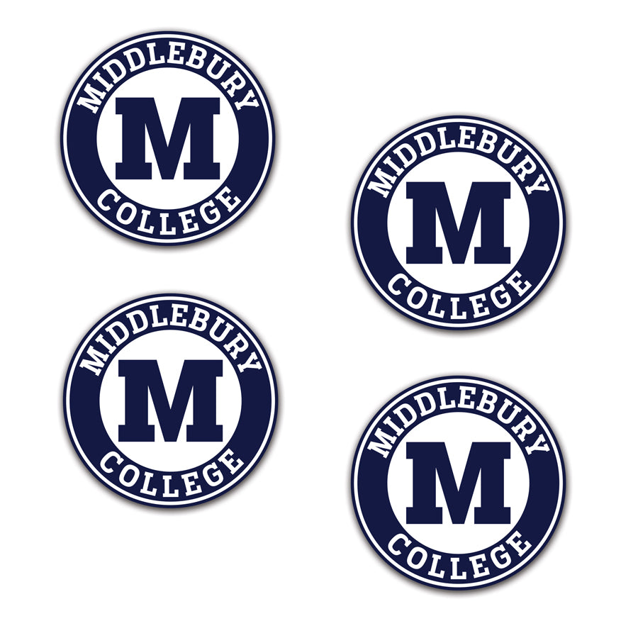 MINI Middlebury College Decals (4-Pack)