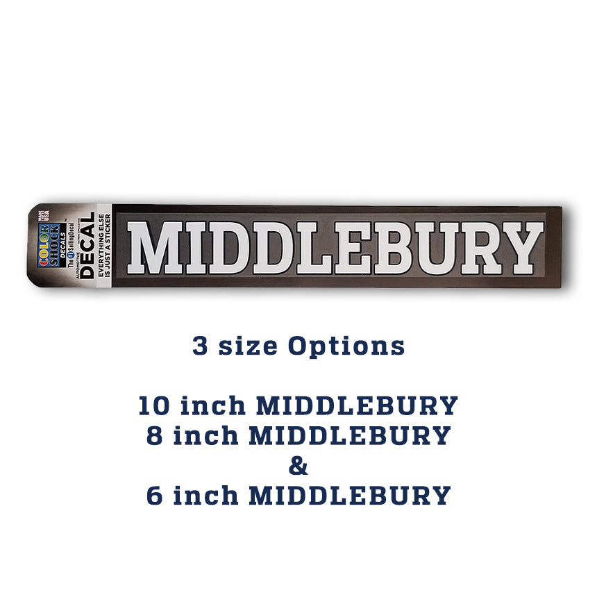 Middlebury Decal (3-Size Options)