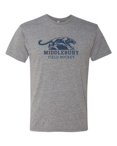 Middlebury Panther Field Hockey T-Shirt (grey-triblend)