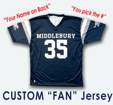 Full Custom Middlebury FAN Jerseys (Football/Lacrosse)
