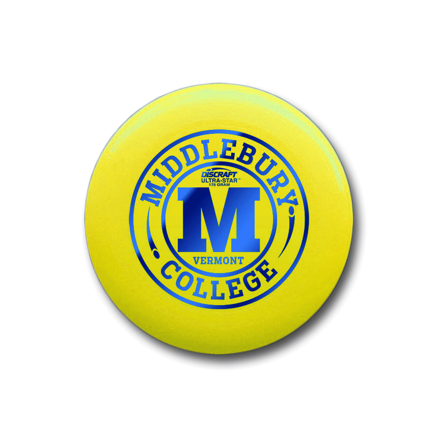 Middlebury College Discraft (Neon Yellow)