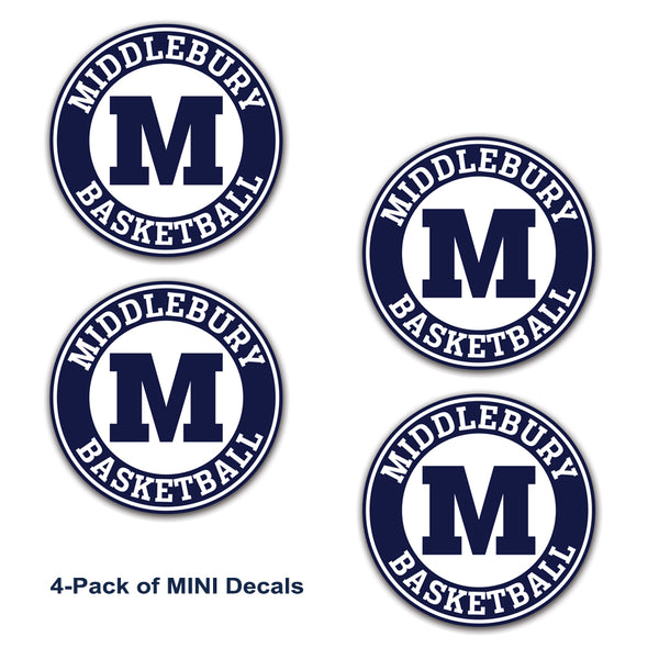 Middlebury Basketball Decals