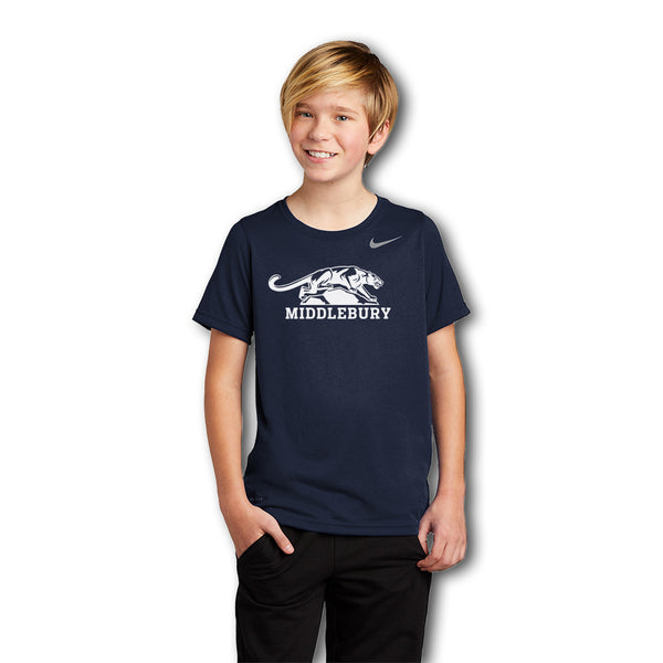 Nike Youth Legend Panther Tee (navy)