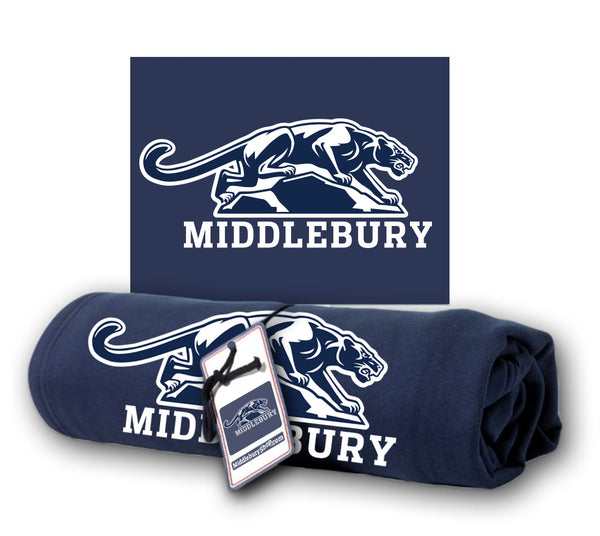 Middlebury Panther Sweatshirt Blanket