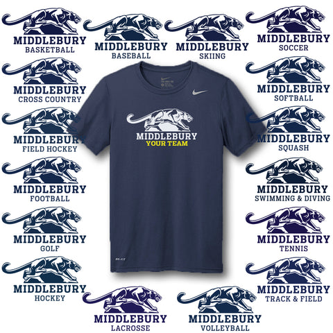 Russell Athletic Middlebury Field Hockey T-Shirt Navy / Medium