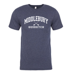 Middlebury Quidditch Tee - Navy/Adult