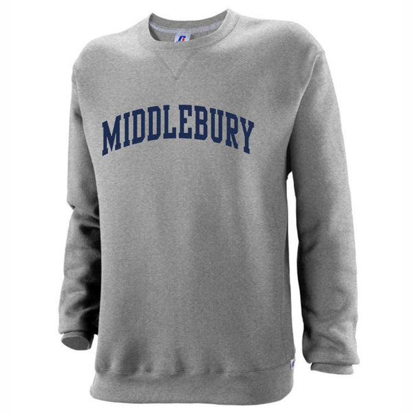 Classic Middlebury Crew Sweatshirt (Grey)