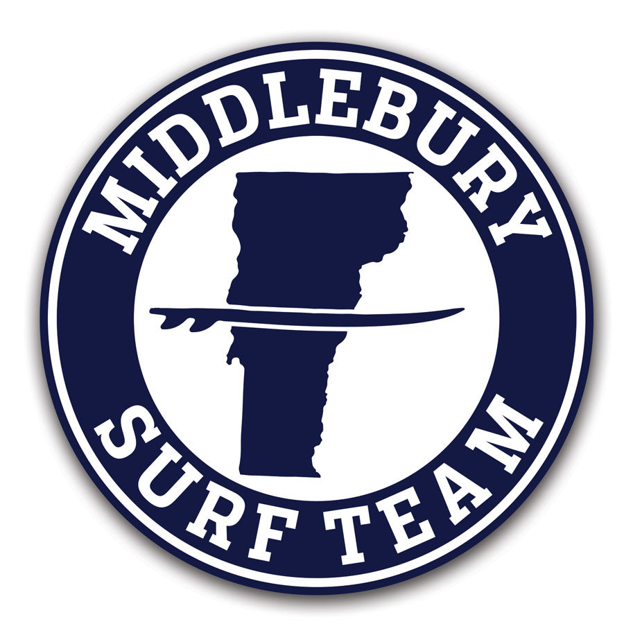 Middlebury Surf Team Decals
