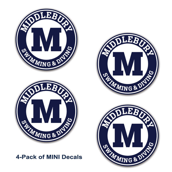 Middlebury Swimming & Diving Decals