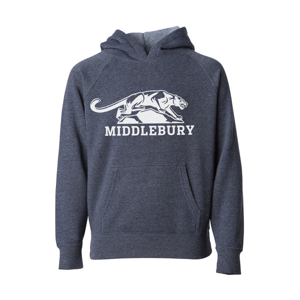 Middlebury Toddler Panther Hood (H. Navy)