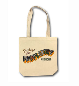 Greetings from MIDDLEBURY Tote Bag