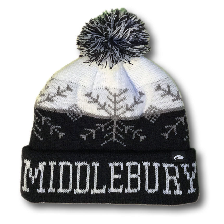 Middlebury Snowflake Hat (White-Top)