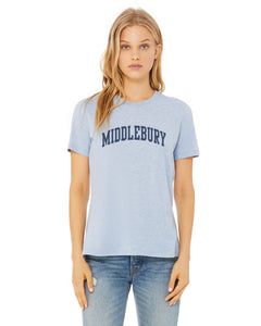 Middlebury (Soft Blend) Womens Tee (Prism Blue)