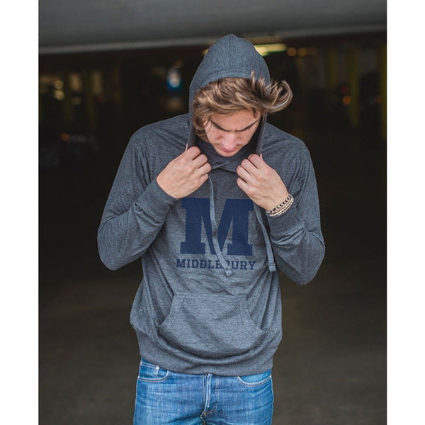 Middlebury Hooded T-Shirt (navy)