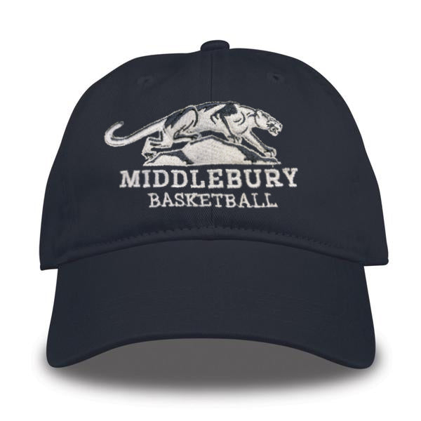 Middlebury Panther Basketball Hat (navy)