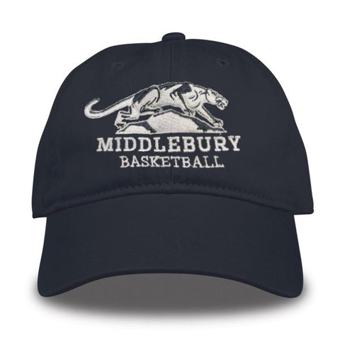 Middlebury Panther Basketball Hat (navy)
