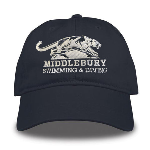 Middlebury Panther Swimming & Diving Hat (navy)