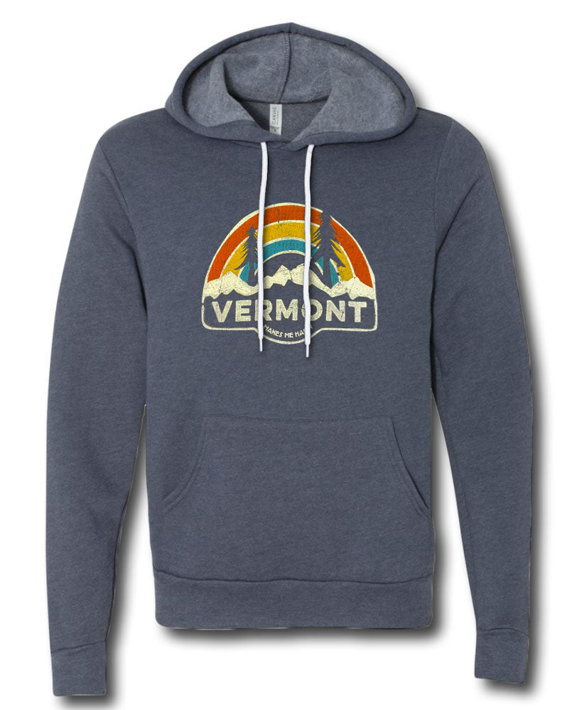 Vermont Makes Me Happy Hoodie – The Middlebury Shop