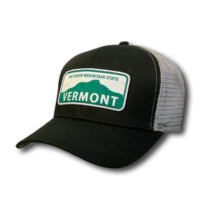 Vermont Trucker Hat (black/silver)